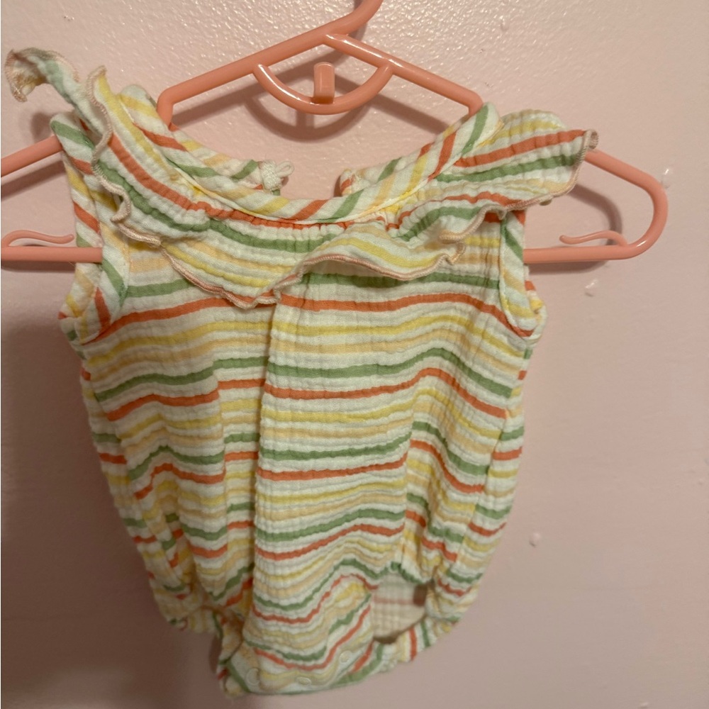 Striped Baby Romper